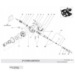 CRESSI Écrou De Fixation Deuxième étage Air-Tech