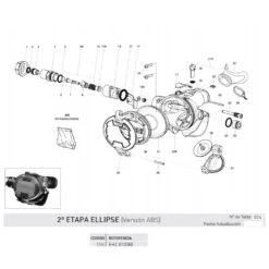 CRESSI Guide De Coulissement De L´arbre De Soupape Ellipse