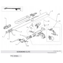 CRESSI Porte-fil Rétractable Gauche Geronimo