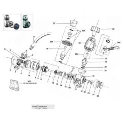 CRESSI Premier étage à Vis à Petit Joint AC10