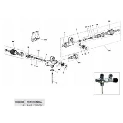 CRESSI Régulateur-Valve Oring