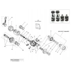 CRESSI Siège De Soupape En Acier Inoxydable HP MC9-T10