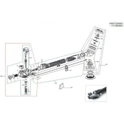 CRESSI Soupape De Décharge BCD Du Tuyau Ondulé Supérieur