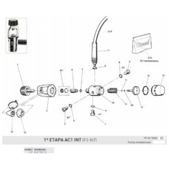 CRESSI Support D´écrou De Fixation F3